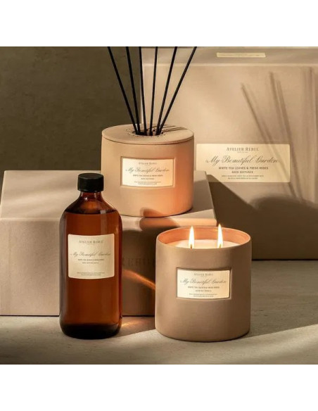 Заправка для аромадифузора ATELIER REBUL White Tea Leaves & Fresh Roses 450 мл