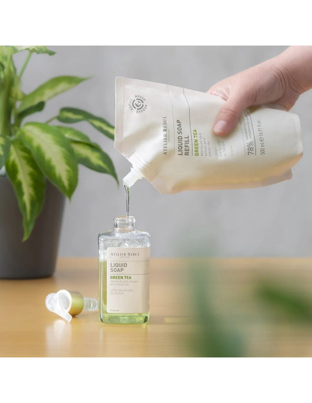 Жидкое мыло для рук ATELIER REBUL Green Tea 250 мл