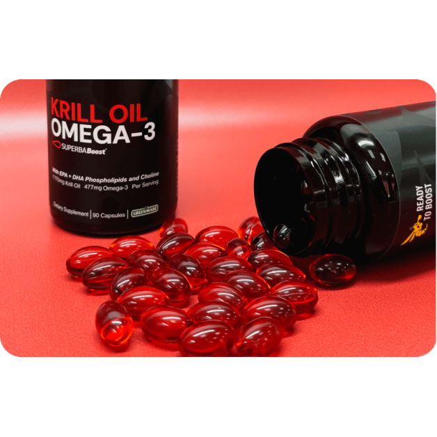Харчова добавка Krill Oil Omega-3 Ready to Boost, 90 капсул