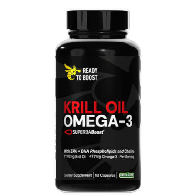 Харчова добавка для переможців Krill Oil Omega-3 Ready to Boost, 90 капсул